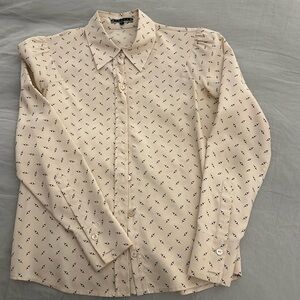 Light Pink Tocca Work Button Down Shirt
